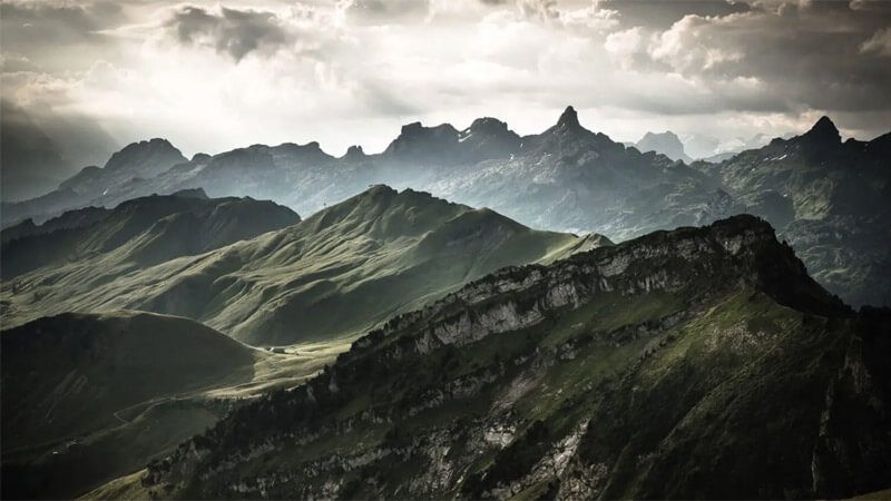 Mountains in Switzerland